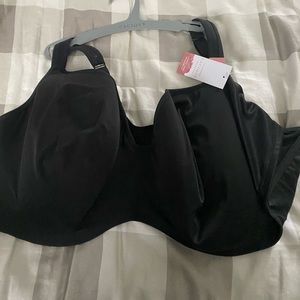 Black Cacique Balconette Bra